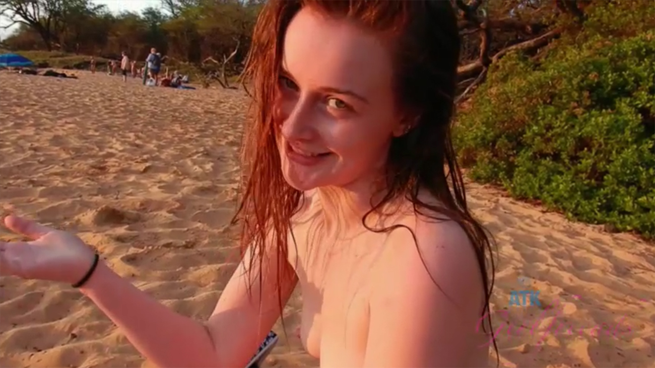 Danni makes it to Hawaii, and the nude beach.